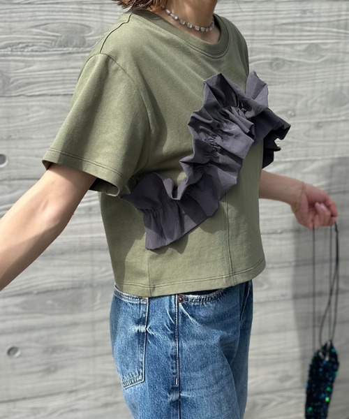 Discovery LADY'S_半袖クロップゴルジウォータートップ_3色 Discovery LADY'S_半袖クロップゴルジウォータートップ_3色