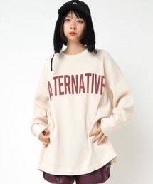RNA | M2294 ピグメントダイワッフルBIGプルオーバー(Tシャツ/カットソー)