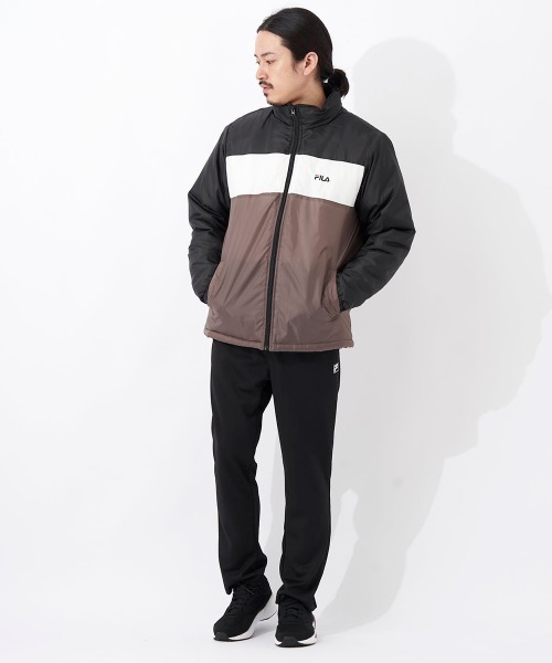 FILA(フィラ)の「中綿スタンドジャケット(ダウンジャケット/コート・メンズ・ブラック/ダークブルー/ブラウン系その他・MEDIUM/LARGE/X-LARGE)」の14枚目の写真