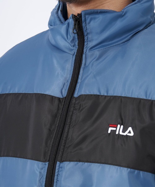 FILA(フィラ)の「中綿スタンドジャケット(ダウンジャケット/コート・メンズ・ブラック/ダークブルー/ブラウン系その他・MEDIUM/LARGE/X-LARGE)」の10枚目の写真