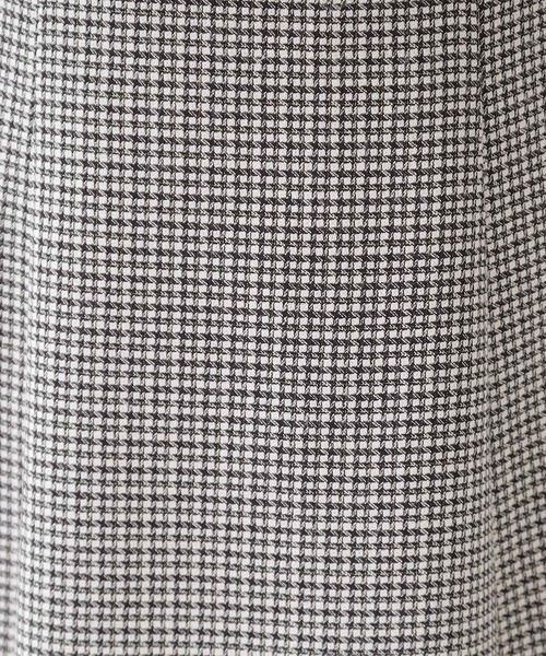 couture brooch（クチュールブローチ）の「◆【着映えするワンピース】肩リボンチェックワンピース（ワンピース・レディース・ブラック/ブルー系その他3/ブラック系1・36/42/38）」の8枚目の写真