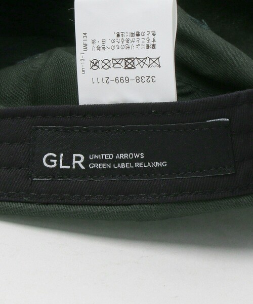 green label relaxing（グリーンレーベルリラクシング）の「GLR スーベニア キャップ（キャップ・メンズ・ダークグリーン/ナチュラル・FREE）」の15枚目の写真