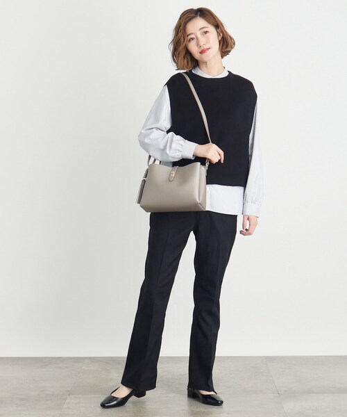 grove（グローブ）の「◆【人間工学】ダブルタッセルショルダー（ショルダーバッグ・レディース・シルバー系その他/ライトグレー/ブラック/モスグリーン/グレー系その他7・00）」の7枚目の写真