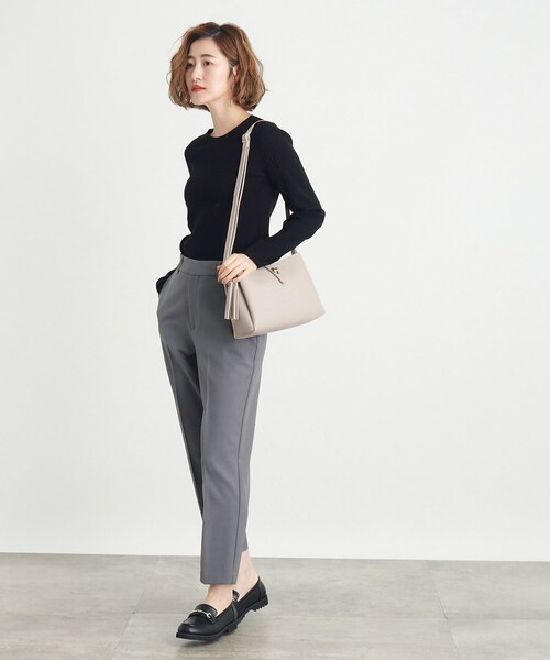 grove（グローブ）の「◆【人間工学】ダブルタッセルショルダー（ショルダーバッグ・レディース・シルバー系その他/ライトグレー/ブラック/モスグリーン/グレー系その他7・00）」の9枚目の写真