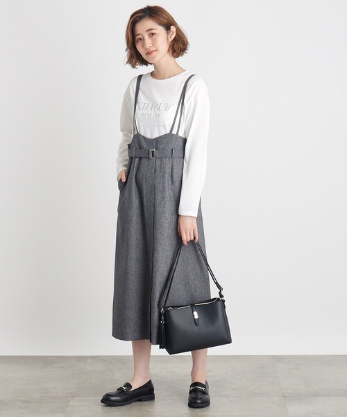 grove（グローブ）の「◆【人間工学】ダブルタッセルショルダー（ショルダーバッグ・レディース・シルバー系その他/ライトグレー/ブラック/モスグリーン/グレー系その他7・00）」の12枚目の写真