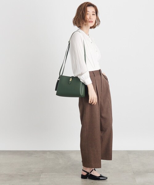 grove（グローブ）の「◆【人間工学】ダブルタッセルショルダー（ショルダーバッグ・レディース・シルバー系その他/ライトグレー/ブラック/モスグリーン/グレー系その他7・00）」の14枚目の写真