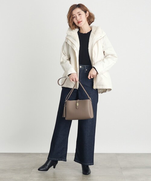 grove（グローブ）の「◆【人間工学】ダブルタッセルショルダー（ショルダーバッグ・レディース・シルバー系その他/ライトグレー/ブラック/モスグリーン/グレー系その他7・00）」の16枚目の写真