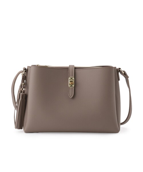 grove（グローブ）の「◆【人間工学】ダブルタッセルショルダー（ショルダーバッグ・レディース・シルバー系その他/ライトグレー/ブラック/モスグリーン/グレー系その他7・00）」の21枚目の写真