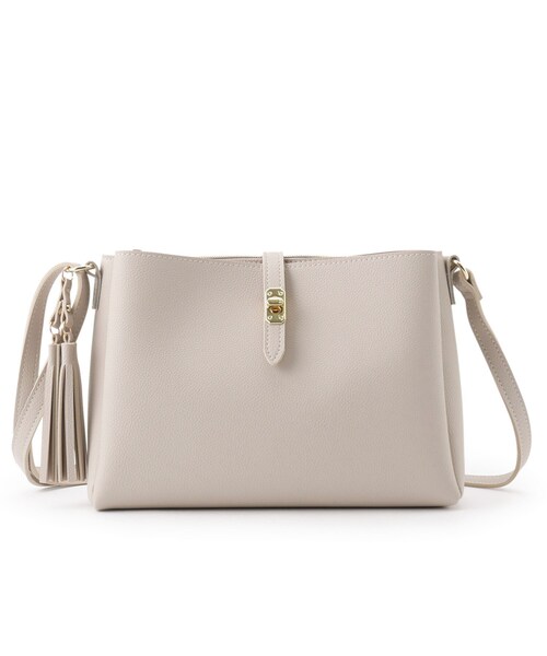 grove（グローブ）の「◆【人間工学】ダブルタッセルショルダー（ショルダーバッグ・レディース・シルバー系その他/ライトグレー/ブラック/モスグリーン/グレー系その他7・00）」の22枚目の写真