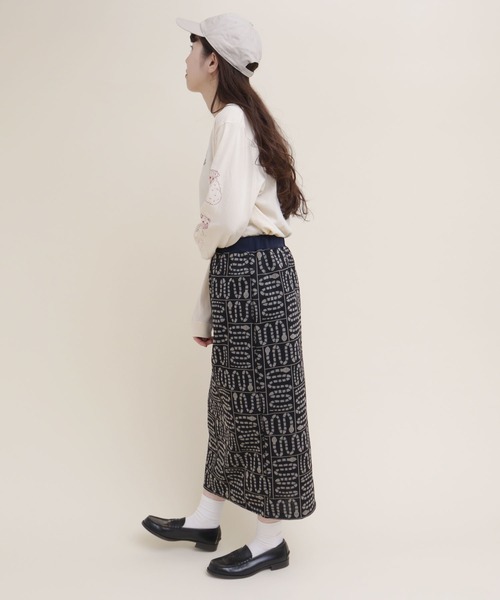 didizizi（ディディジジ）の「ヘビブロックJQ　SK（スカート・レディース・ブラック/グリーン・FREE）」の5枚目の写真