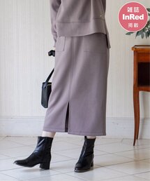 ikka | 【雑誌InRed11月号掲載】GOKU楽ダンボールタイトスカート【洗濯機で洗える】(スカート)