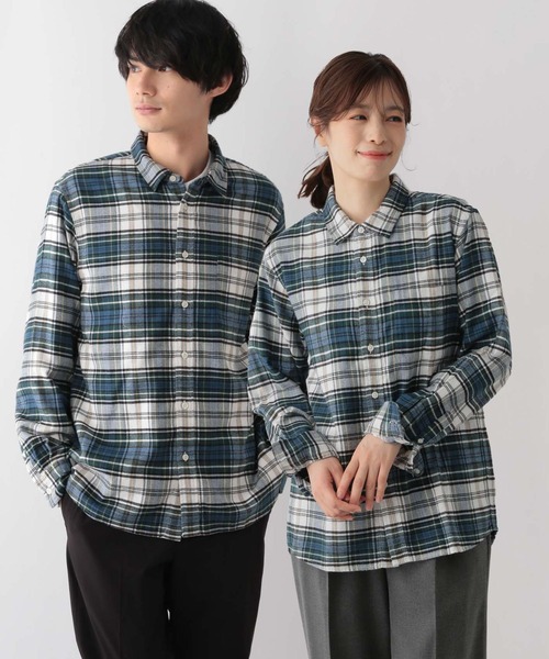 セール】やわらかリッチネルレギュラーシャツ/116351（シャツ/ブラウス