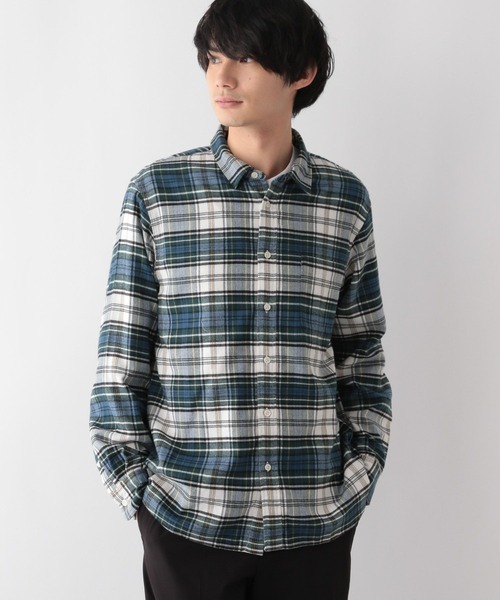 inoページ セール】やわらかリッチネルレギュラーシャツ/116351（シャツ/ブラウス