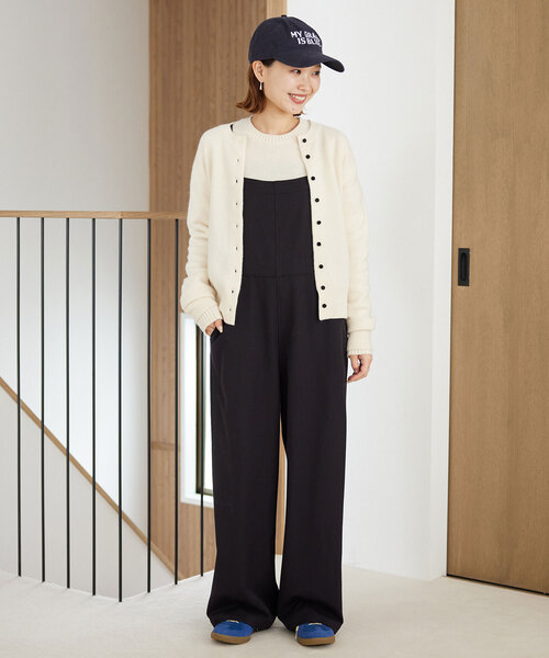 SLOBE IENA(スローブイエナ)の「echecs クルーネックカーディガン(カーディガン/ボレロ・レディース・ライトグリーン/レッド/チャコールグレー/アイボリー・FREE)」の19枚目の写真