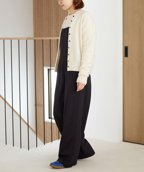 SLOBE IENA(スローブイエナ)の「echecs クルーネックカーディガン(カーディガン/ボレロ・レディース・ライトグリーン/レッド/チャコールグレー/アイボリー・FREE)」の21枚目の写真