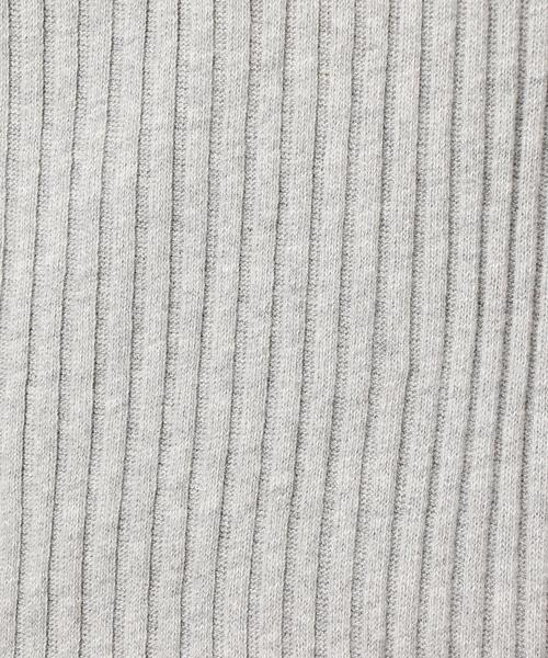 BEAUTY&YOUTH UNITED ARROWS(ビューティーアンドユースユナイテッドアローズ)の「BY コットンリブVネックワンピース◆(ワンピース・レディース・ブラック/グレー/オリーブ・フリー)」の12枚目の写真