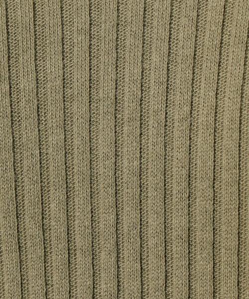 BEAUTY&YOUTH UNITED ARROWS(ビューティーアンドユースユナイテッドアローズ)の「BY コットンリブVネックワンピース◆(ワンピース・レディース・ブラック/グレー/オリーブ・フリー)」の14枚目の写真