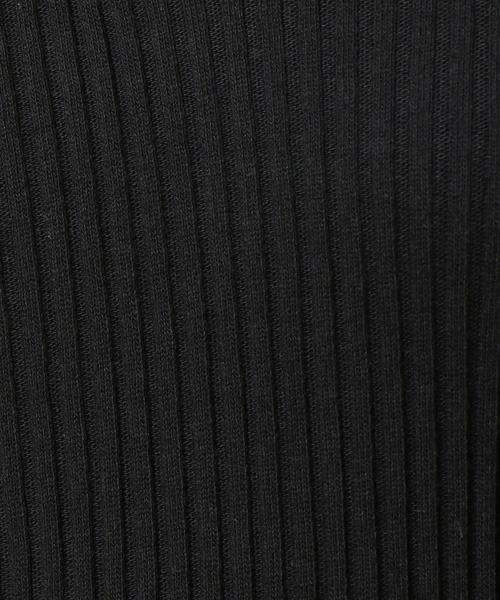 BEAUTY&YOUTH UNITED ARROWS(ビューティーアンドユースユナイテッドアローズ)の「BY コットンリブVネックワンピース◆(ワンピース・レディース・ブラック/グレー/オリーブ・フリー)」の9枚目の写真