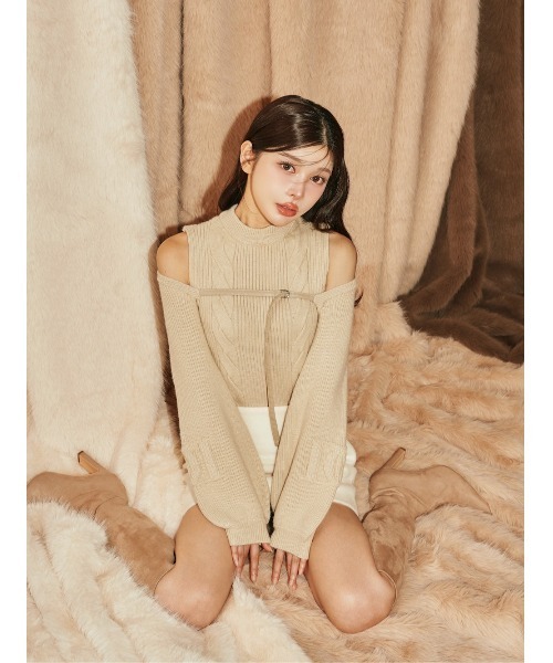 Darich（ダーリッチ）の「DDケーブルニットアンサンブル（アンサンブル