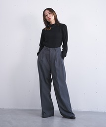 ワイドストレートパンツ