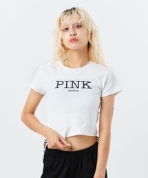 atmos pink Rib Tight T-Shirt / アトモス ピンク リブ タイト ティーシャツ