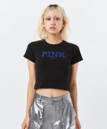 atmos pink Rib Tight T-Shirt / アトモス ピンク リブ タイト ティーシャツ