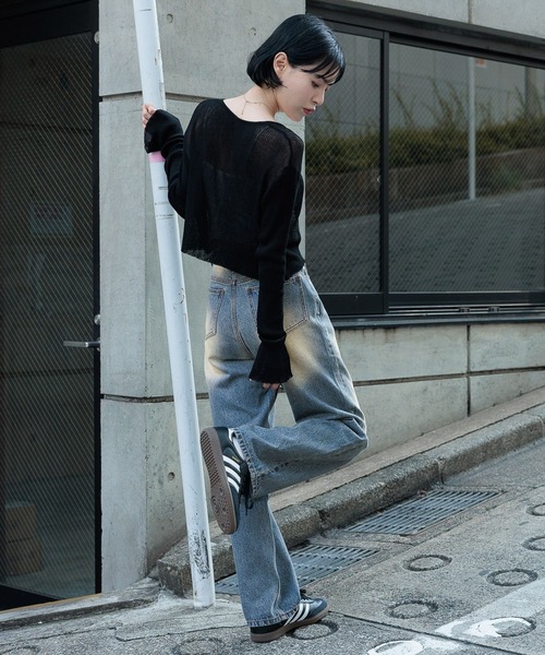 3.3 Field Trip （3.3フィールドトリップ）の「3.3 Field Trip／ブラストデニム（デニムパンツ・レディース・ブルー・SMALL/MEDIUM）」の6枚目の写真