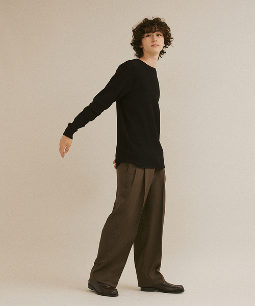 HANES（ヘインズ）の「HANES / ヘインズ THERMAL TOP L/S HM4-Y203（Tシャツ/カットソー・メンズ・ホワイト/ブラック・MEDIUM/LARGE/X-LARGE）」の6枚目の写真