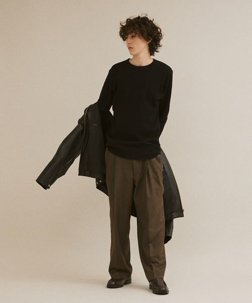 HANES（ヘインズ）の「HANES / ヘインズ THERMAL TOP L/S HM4-Y203（Tシャツ/カットソー・メンズ・ホワイト/ブラック・MEDIUM/LARGE/X-LARGE）」の9枚目の写真