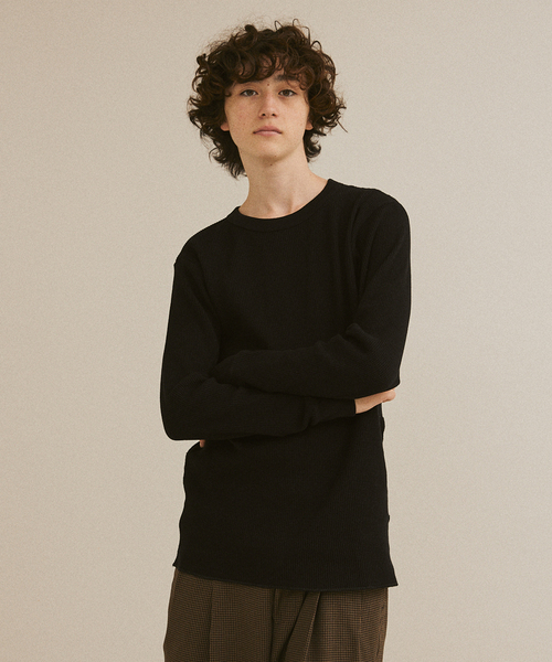 HANES（ヘインズ）の「HANES / ヘインズ THERMAL TOP L/S HM4-Y203（Tシャツ/カットソー・メンズ・ホワイト/ブラック・MEDIUM/LARGE/X-LARGE）」の11枚目の写真