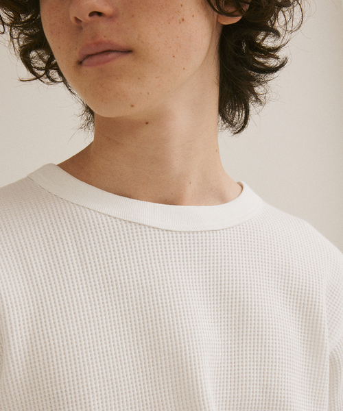 HANES（ヘインズ）の「HANES / ヘインズ THERMAL TOP L/S HM4-Y203（Tシャツ/カットソー・メンズ・ホワイト/ブラック・MEDIUM/LARGE/X-LARGE）」の18枚目の写真