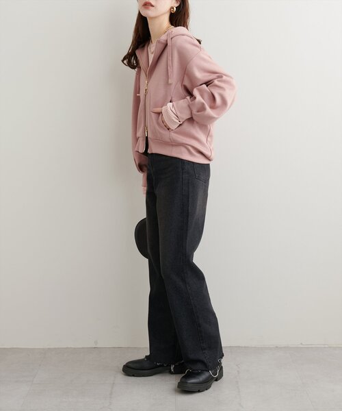 イタリアで購入☆ AVIU チュールパーカーとロンTセット　専用です。 ふわもちWzipパーカー | natural couture(ナチュラルクチュール