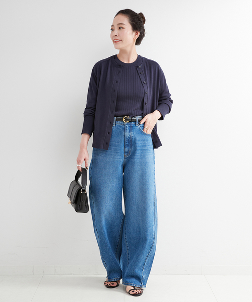 MIAN (ミアン)の「MIAN/ミアン ベルトデザイン2WAYショルダーバッグ(ショルダーバッグ・レディース・ブラウン/ブラック/アイボリー・FREE)」の4枚目の写真