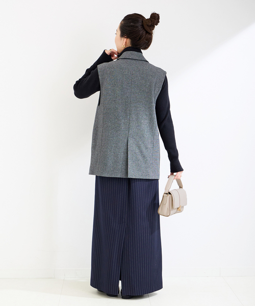 MIAN (ミアン)の「MIAN/ミアン ベルトデザイン2WAYショルダーバッグ(ショルダーバッグ・レディース・ブラウン/ブラック/アイボリー・FREE)」の8枚目の写真