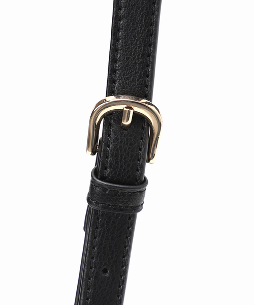 MIAN (ミアン)の「MIAN/ミアン ベルトデザイン2WAYショルダーバッグ(ショルダーバッグ・レディース・ブラウン/ブラック/アイボリー・FREE)」の22枚目の写真