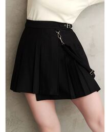 EATME | アシンメトリーベルトプリーツスカート(スカート)