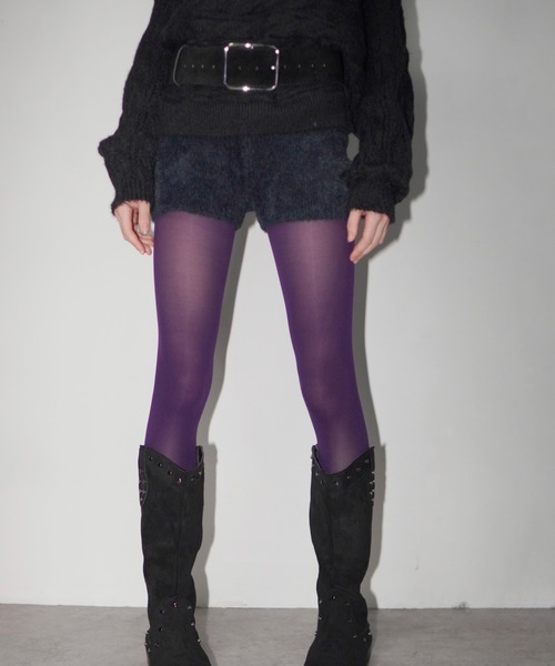 IMARI（イマリ）の「【 IMARI / イマリ 】 ウォーム カラー タイツ #（タイツ/ストッキング・レディース・ブラウン/ボルドー/ネイビー/レッド/パープル/グレー/ピンク・FREE）」の5枚目の写真