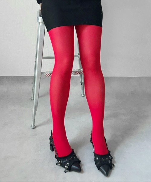 IMARI（イマリ）の「【 IMARI / イマリ 】 ウォーム カラー タイツ #（タイツ/ストッキング・レディース・ブラウン/ボルドー/ネイビー/レッド/パープル/グレー/ピンク・FREE）」の7枚目の写真