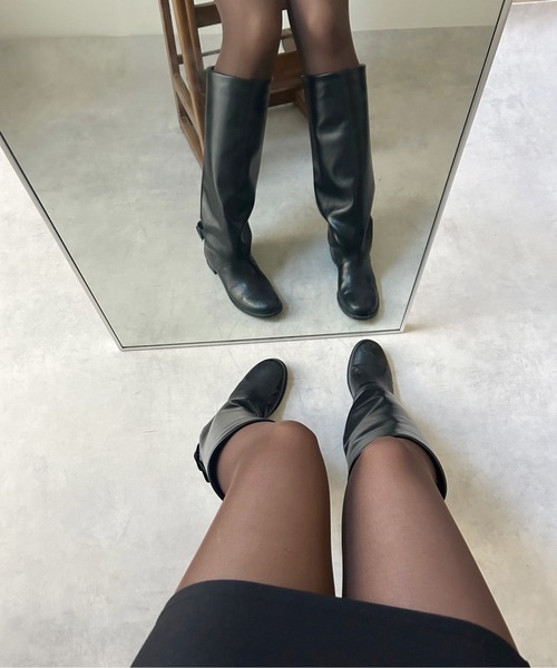 IMARI（イマリ）の「【 IMARI / イマリ 】 ウォーム カラー タイツ #（タイツ/ストッキング・レディース・ブラウン/ボルドー/ネイビー/レッド/パープル/グレー/ピンク・FREE）」の9枚目の写真