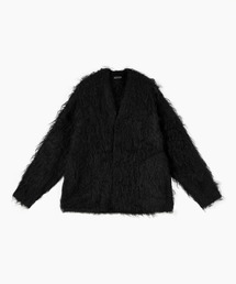 LOOP YARN SHAGGY CARDIGAN