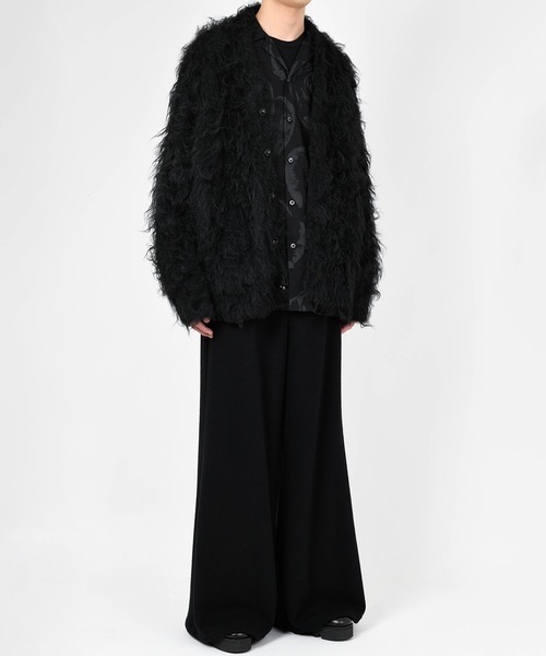LAD MUSICIAN(ラッドミュージシャン)の「LOOP YARN SHAGGY CARDIGAN(カーディガン/ボレロ・メンズ・グレー/ブラック・FREE)」の12枚目の写真