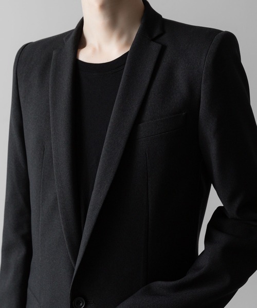 ato(アトウ)の「SHARP TAILORED 2B JK(テーラードジャケット・メンズ・ブラック・48/46/44)」の3枚目の写真