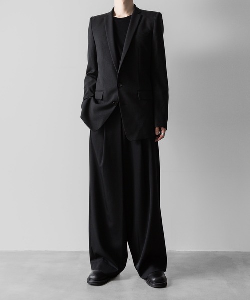 ato(アトウ)の「SHARP TAILORED 2B JK(テーラードジャケット・メンズ・ブラック・48/46/44)」の12枚目の写真