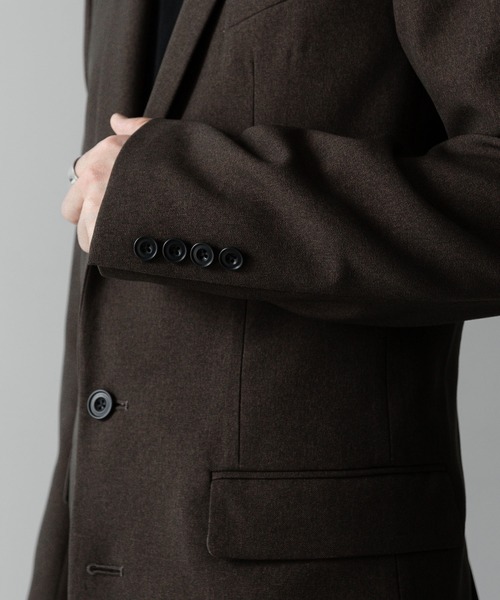 ato(アトウ)の「SHARP TAILORED 2B JK(テーラードジャケット・メンズ・ブラック・48/46/44)」の17枚目の写真