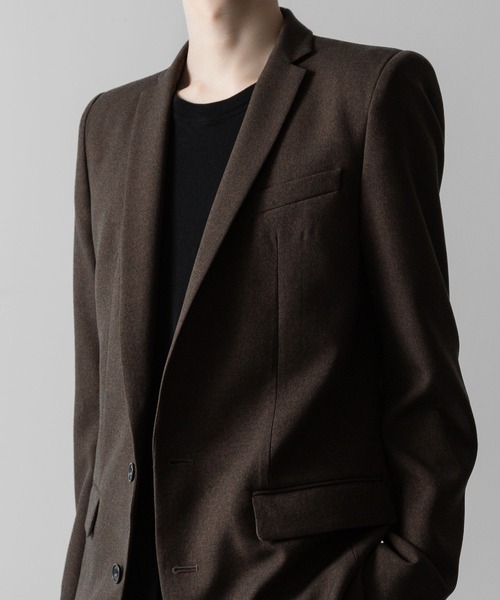 ato(アトウ)の「SHARP TAILORED 2B JK(テーラードジャケット・メンズ・ブラック・48/46/44)」の21枚目の写真