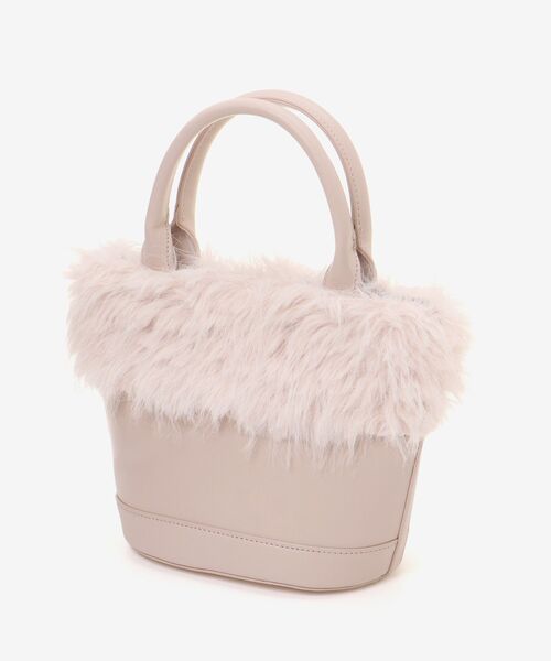 MAJESTIC LEGON（マジェスティックレゴン）の「マラボーバッグ（ショルダーバッグ・レディース・ピンク/アイボリー・FREE）」の14枚目の写真