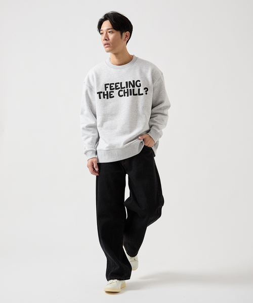 SHELTECH（シェルテック）の「SHELTECH WARM FEELING THE CHILL? SWEAT（スウェット・メンズ・ライトグレー/ブラック・MEDIUM/LARGE）」の7枚目の写真