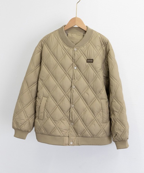 Miniministore(ミニミニストア)の「中綿ジャケット キルティングブルゾン防寒(その他アウター・レディース・ブラック/ベージュ/カーキ・FREE)」の10枚目の写真