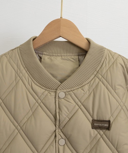 Miniministore(ミニミニストア)の「中綿ジャケット キルティングブルゾン防寒(その他アウター・レディース・ブラック/ベージュ/カーキ・FREE)」の7枚目の写真