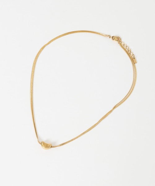 SMELLY（スメリー）の「ステンレスダブルスネークトップネックレス（ネックレス・レディース・ゴールド・-）」の2枚目の写真